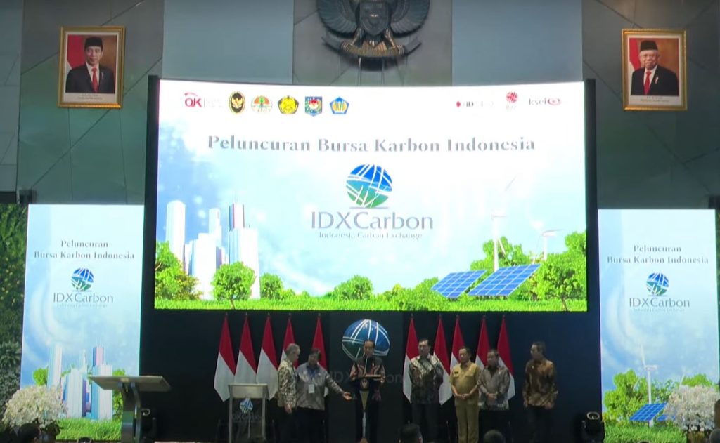 Presiden Jokowi Luncurkan Bursa Karbon Indonesia